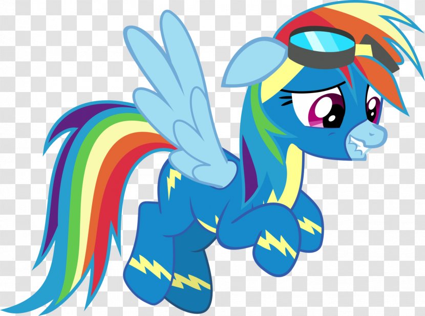 Rainbow Dash My Little Pony: Equestria Girls Horse - Like Mammal - Hovering Vector Transparent PNG