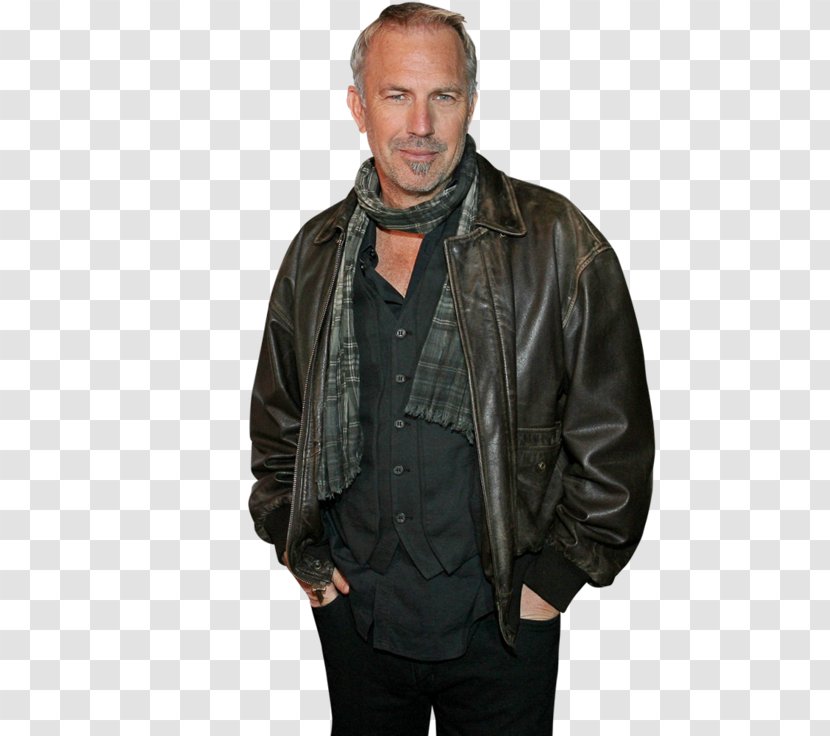 Leather Jacket Hood Fashion Coat - Fake Fur - Kevin Costner Transparent PNG