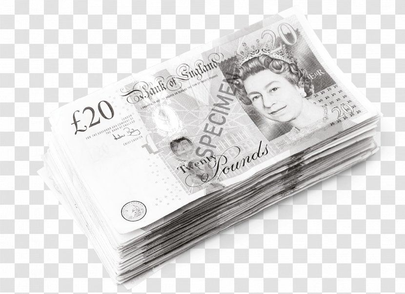 Pound Sterling United Kingdom Banknote Money Bank Of England £20 Note Transparent PNG