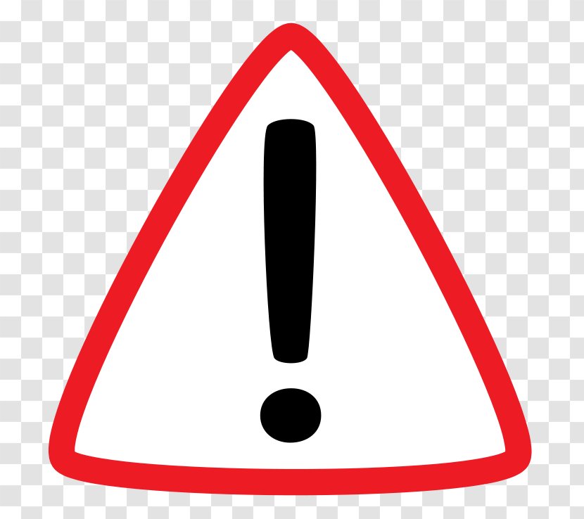 Sign Exclamation Mark Clip Art - Area - Hazard Symbol Transparent PNG