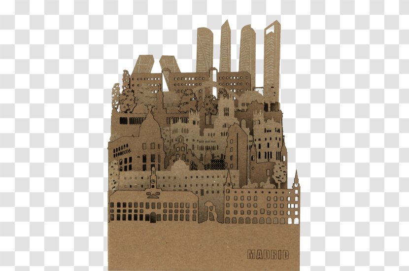 Madrid Paper City Skyline - Architecture Transparent PNG