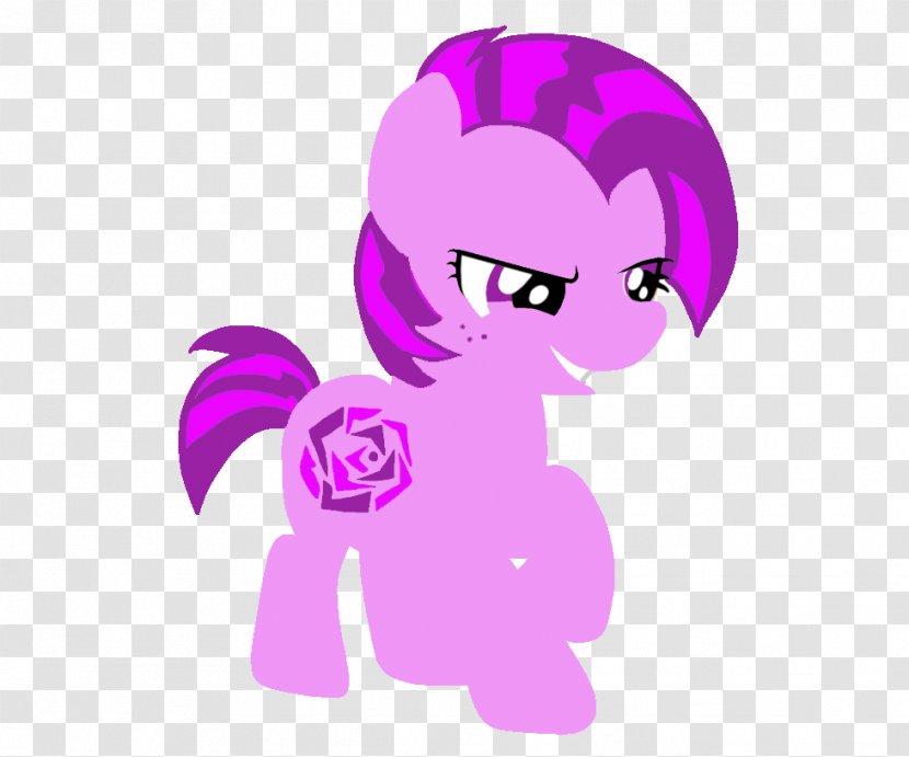 Pony Rarity Princess Celestia Luna Cartoon - Silhouette - Violet Rose Transparent PNG