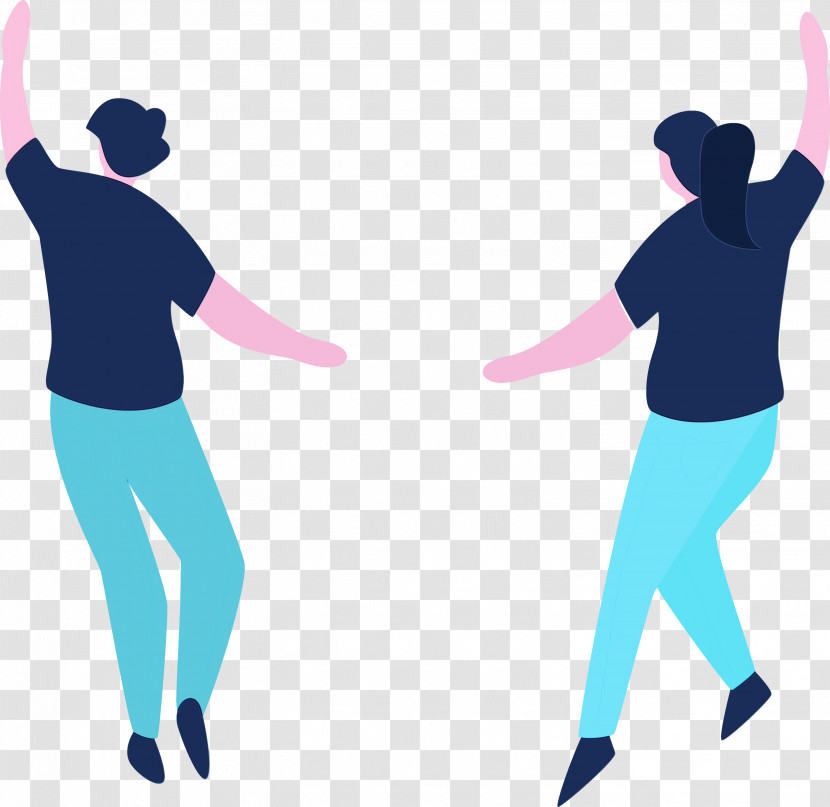 Silhouette Dance Gesture Happy Dancer Transparent PNG