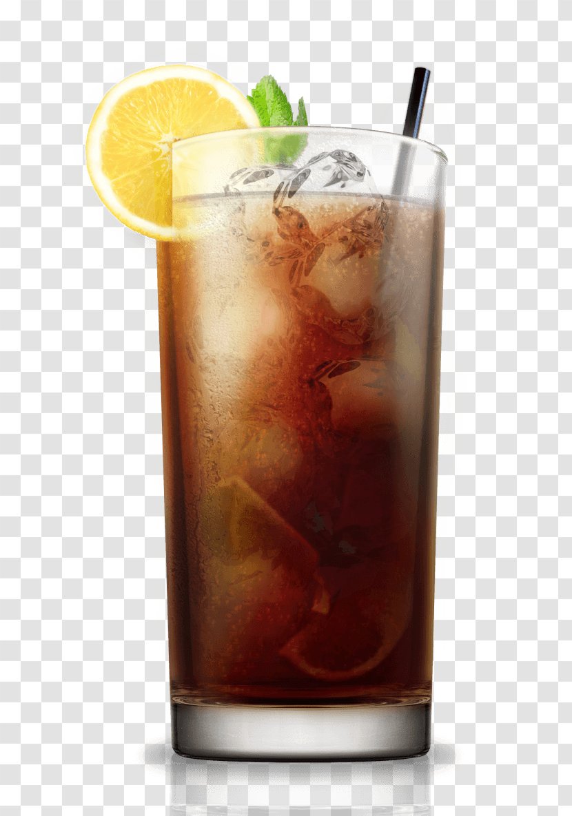 Rum And Coke Cocktail Cuban Cuisine - Tree Transparent PNG