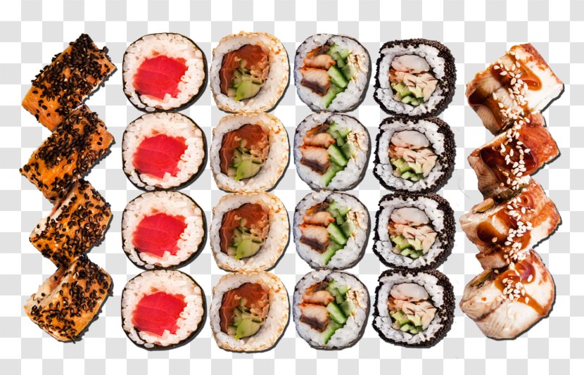 California Roll Gimbap Canapé Sushi 07030 - Comfort Food Transparent PNG