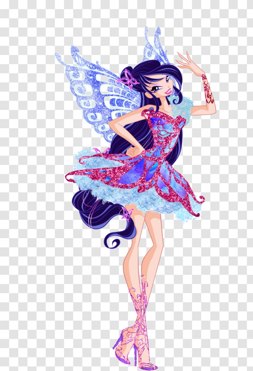 Musa Tecna Bloom Stella Butterflix - Wing - Winx Club Transparent PNG