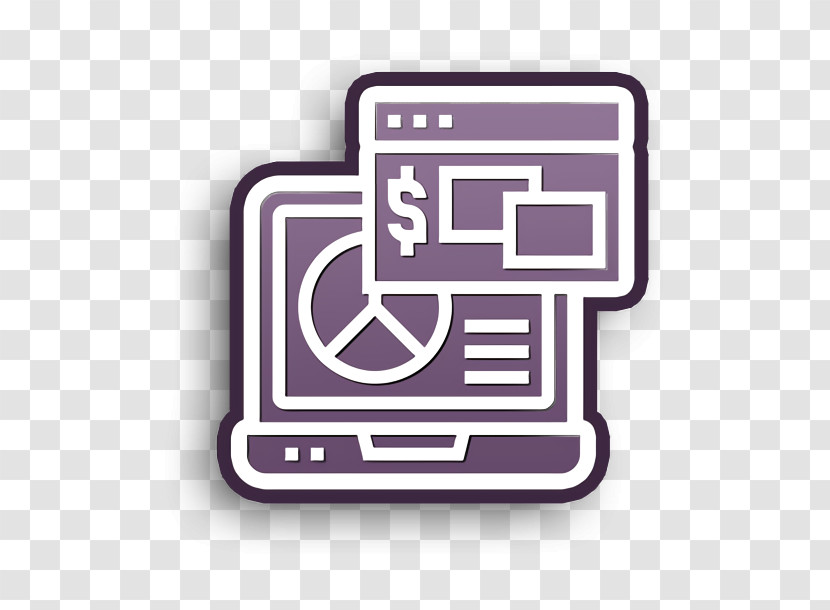 Laptop Icon Business And Finance Icon Blockchain Icon Transparent PNG