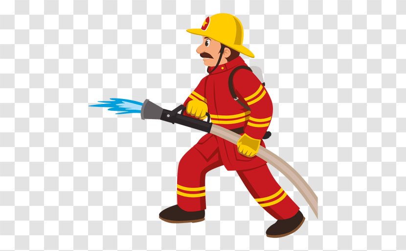 Firefighter Cartoon Fire Department Clip Art - Extinguishers - Fireman Transparent PNG