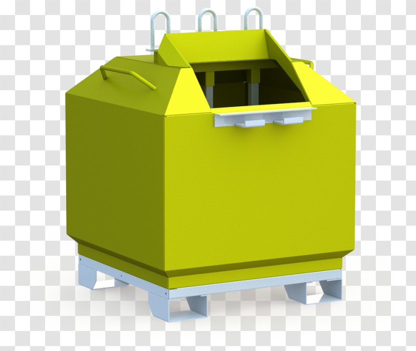 Rubbish Bins & Waste Paper Baskets Glasbak Liter Intermodal Container Recycling - Yellow - Truck Transparent PNG