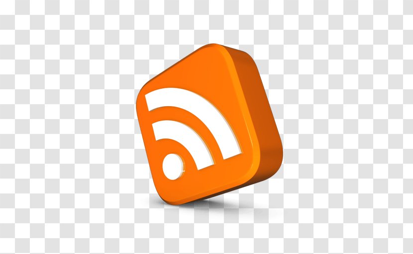 RSS Web Feed - Orange Transparent PNG