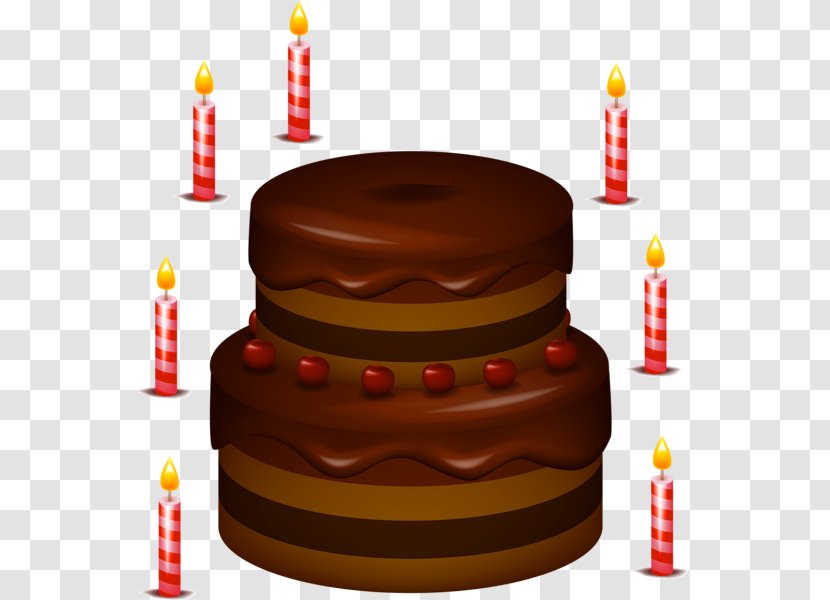 Chocolate Cake Birthday Icing Layer Clip Art Transparent PNG