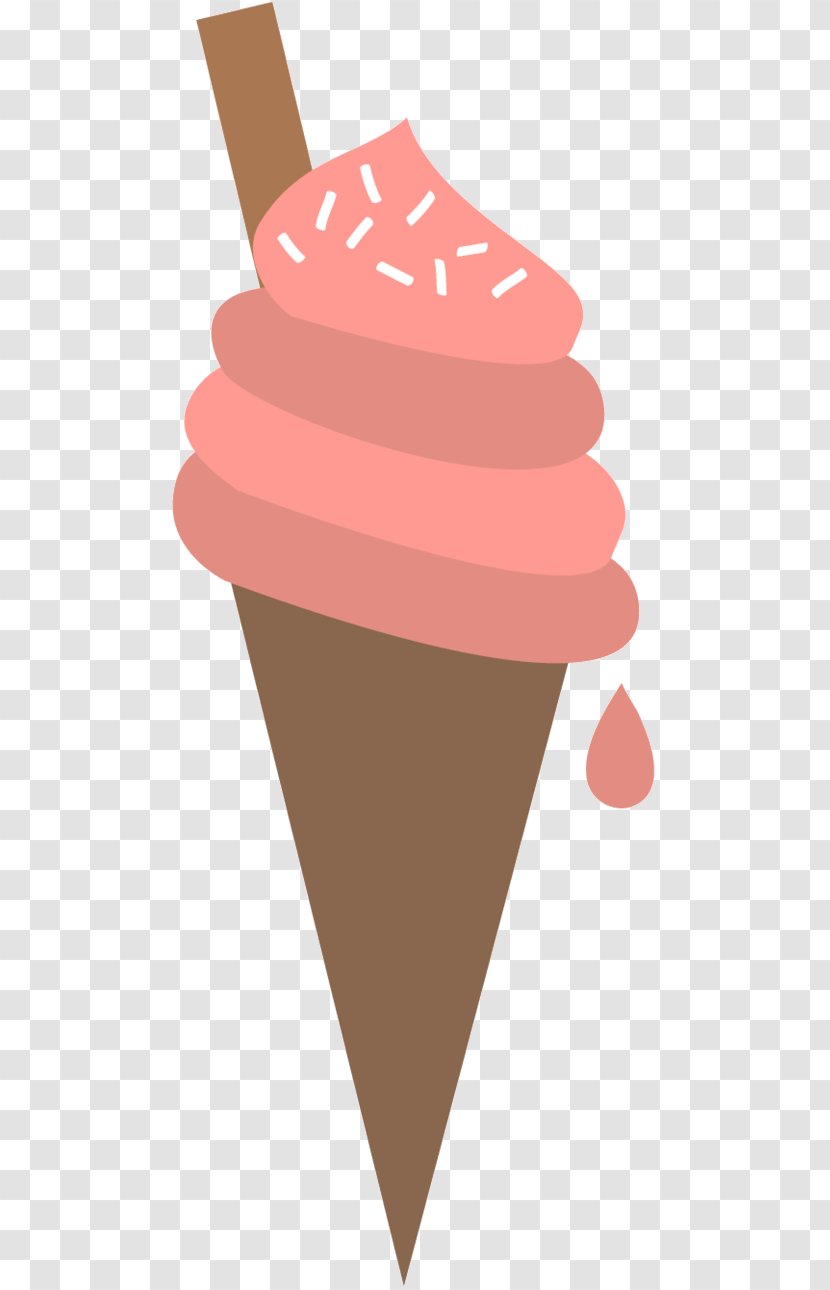 Ice Cream Cones Clip Art Heart - Pink - Food Transparent PNG