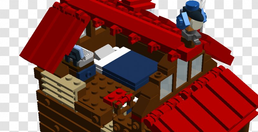Lego Ideas LEGO Digital Designer House Minifigure - Lakeside Cabin Transparent PNG