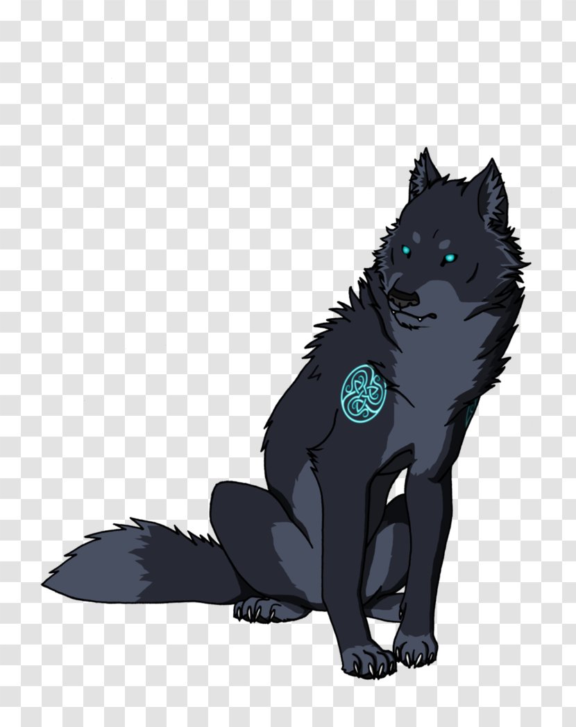 Gray Wolf Systemic Lupus Erythematosus Drawing Art - Black Cat - Work Of Transparent PNG