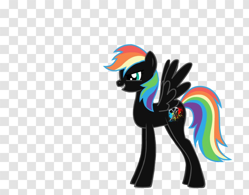 Pony Rainbow Dash Horse - Cartoon - Fire Evil Transparent PNG