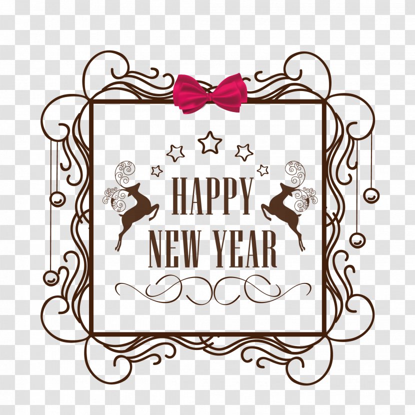 Chinese New Year Vector Graphics Illustration Christmas Day - Picture Frame Transparent PNG