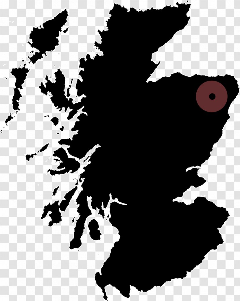 Scotland Vector Graphics Royalty-free Illustration Map - Silhouette Transparent PNG