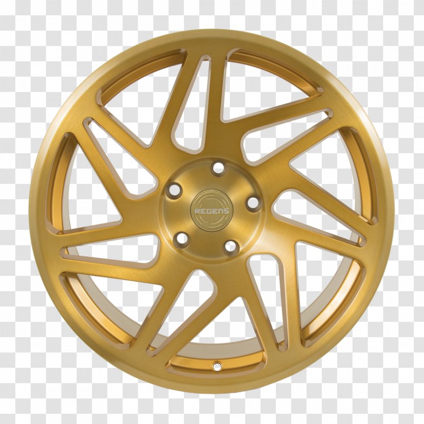 Alloy Wheel Car Spoke TopSpeed Autosport - Topspeed - Brushed Gold Transparent PNG