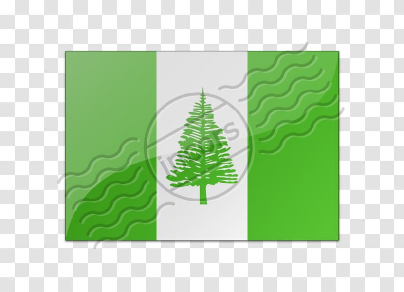 Flag Of Norfolk Island Christmas Ornament Rectangle Transparent PNG