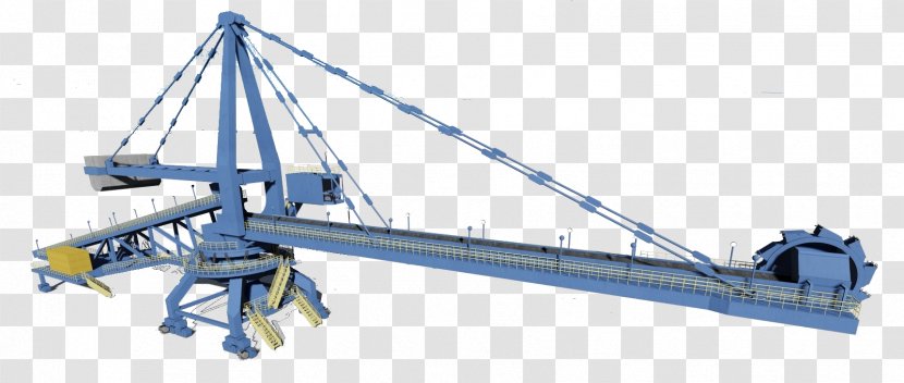 Stacker Reclaimer Machine Coal Tenova Takraf - Conveyor Belt Transparent PNG