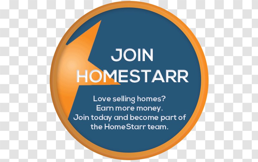 Homestarr Realty Real Estate Logo Delaware - Orange - Label Transparent PNG