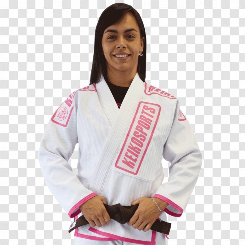 Dobok White Kimono Tang Soo Do Keiko Sports - Pink Transparent PNG