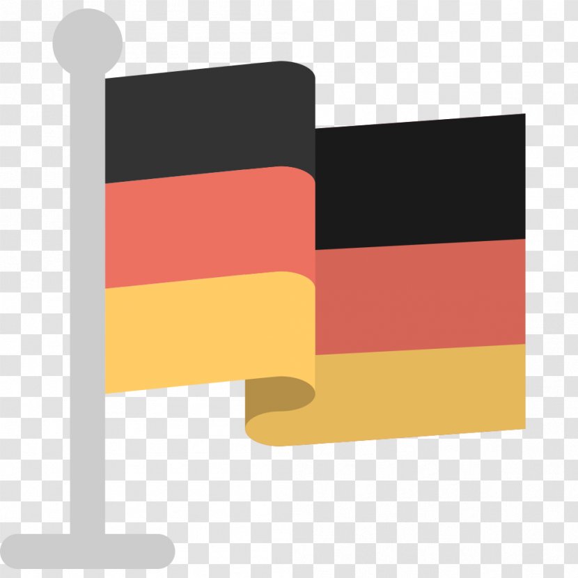 Flag Of Germany Icon Design - National Transparent PNG