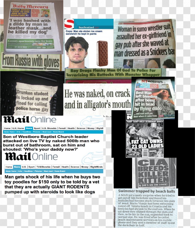 Weekly World News Font - Text - Headlines Transparent PNG