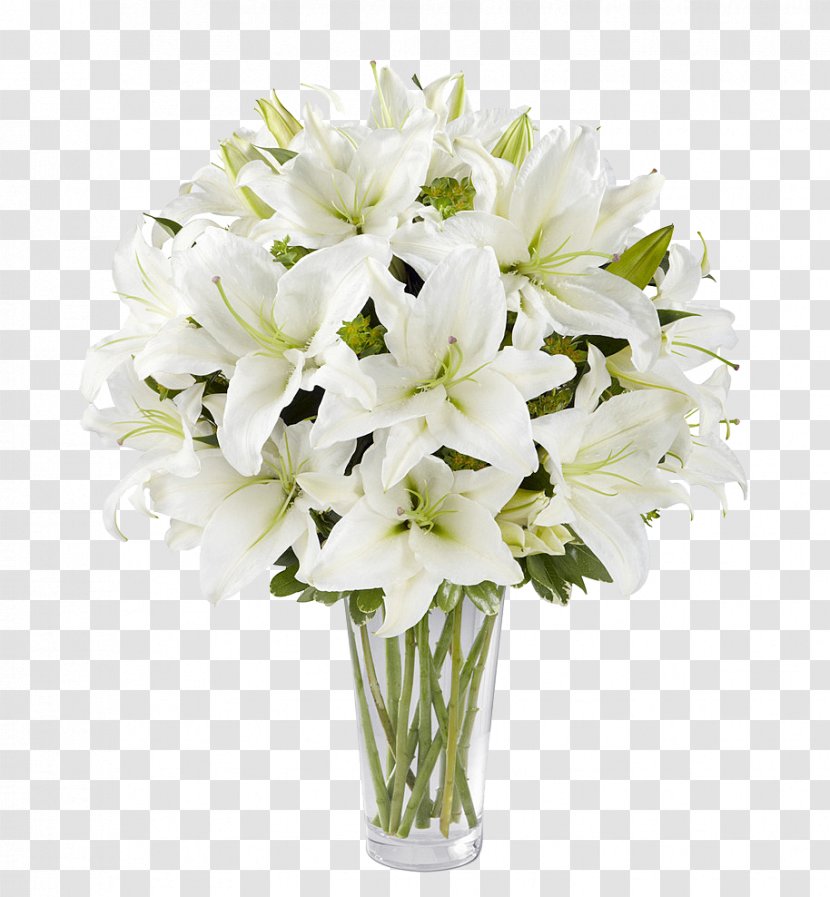 Floral Design Canada Easter Lily Flower Bouquet FTD Companies - Delivery - White Arrangement Transparent PNG