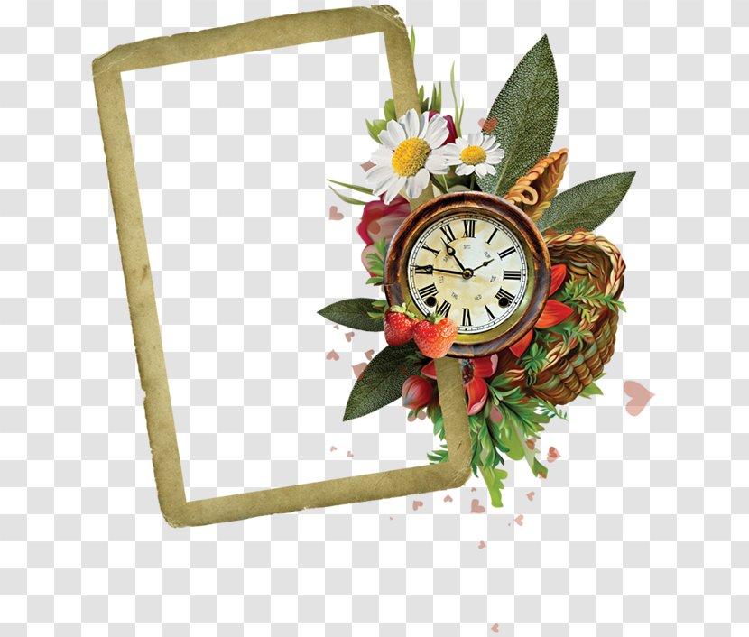 Clock Picture Frames Clip Art - Basket Transparent PNG