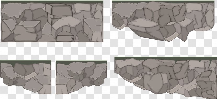 Rock Illustration - Landscape Stone Vector Image Transparent PNG
