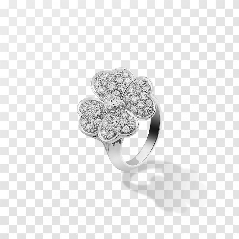 Earring Van Cleef & Arpels Jewellery Bulgari - Body - Diamond Ring Transparent PNG