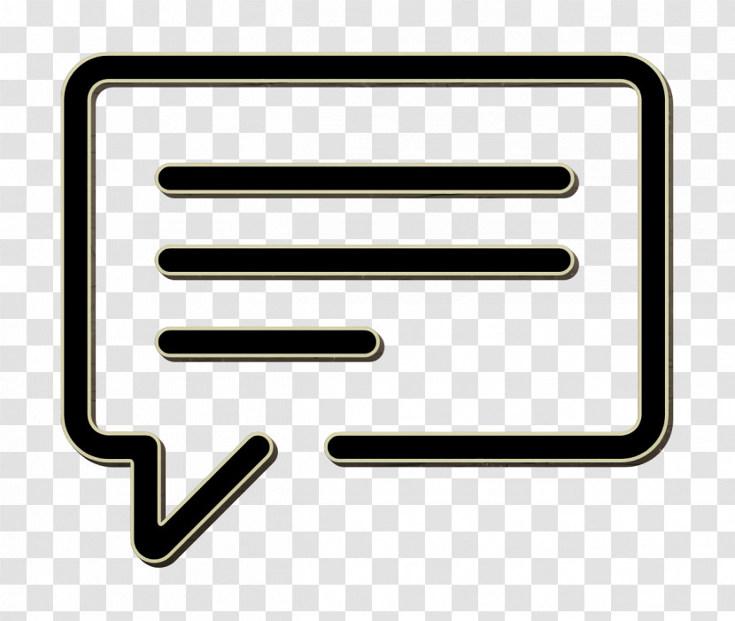 Interface Icon Assets Icon Speech Bubble Icon Chat Icon Transparent PNG