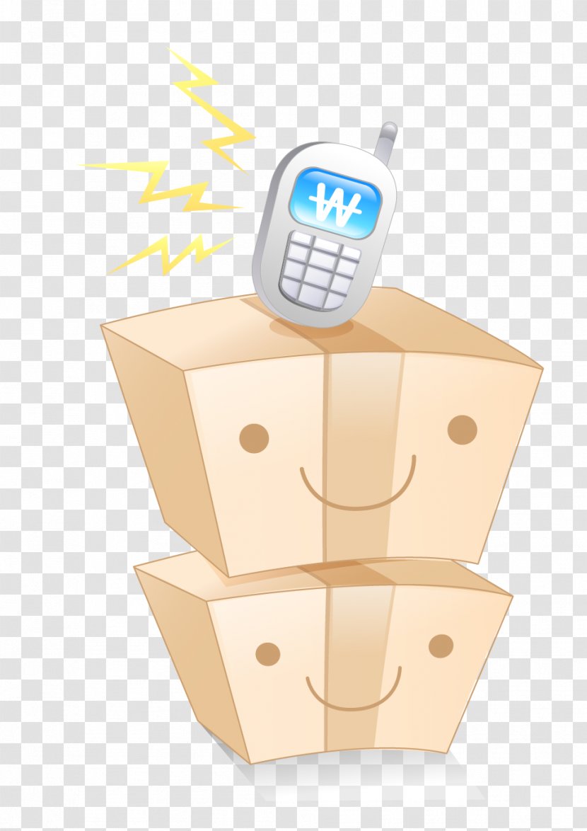 Cartoon Icon - Software - Phone Box Vector Material Transparent PNG
