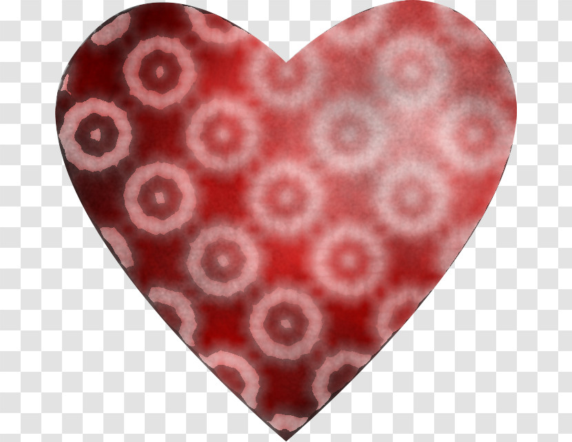 Heart Pink Red Pattern Heart Transparent PNG