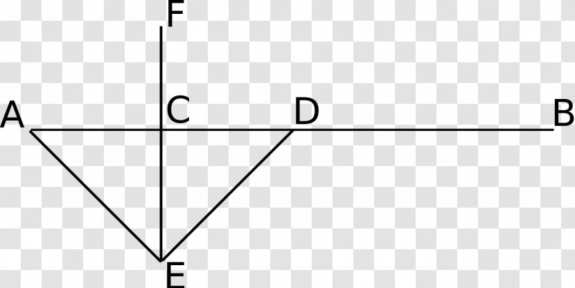 Triangle Bisection Point Line Segment - Symmetry - Angle Transparent PNG