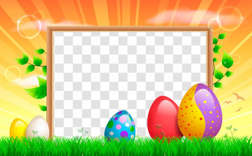 Easter Bunny Egg Cranberry Clip Art - Picture Frames - Transparent Frame Transparent PNG