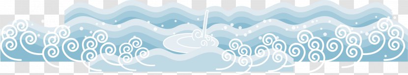 Wind Wave Drawing Pattern - Sky - Cartoon Transparent PNG