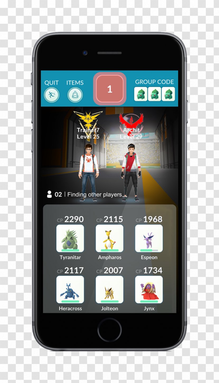Pokémon GO Raid Mobile Phones Niantic - Technology - Pokemon Go Transparent PNG
