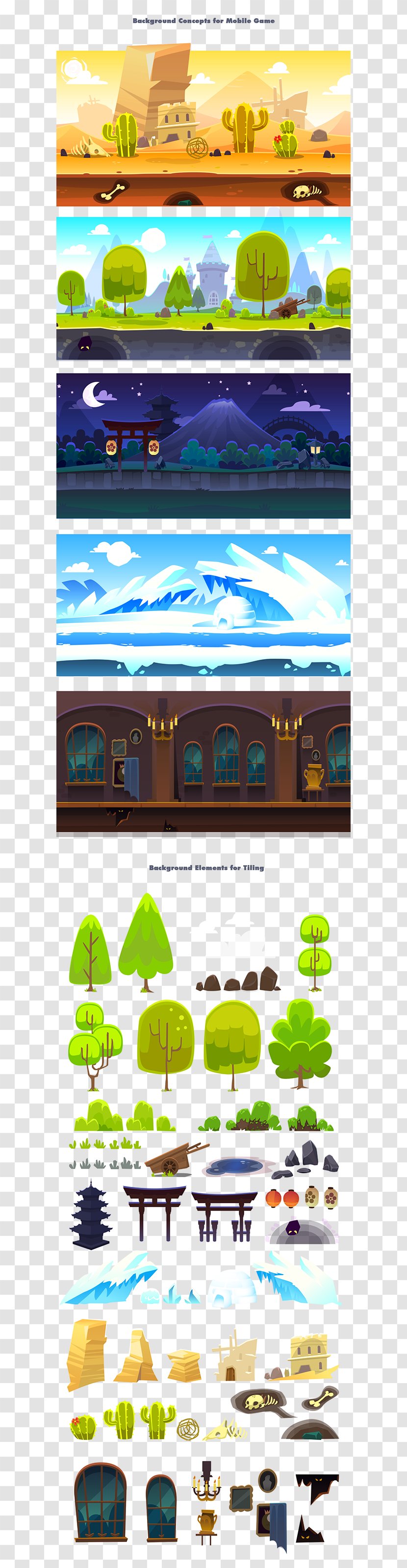 Model Sheet Concept Art User Interface Game - Advertising - Design Transparent PNG