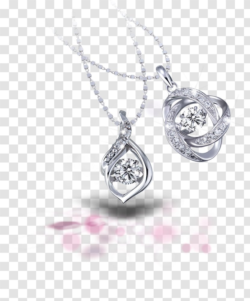 Locket Necklace Body Jewellery Silver - Jewelry Making Transparent PNG