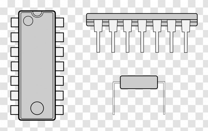 Integrated Circuits & Chips Drawing Clip Art - Layout Design Transparent PNG
