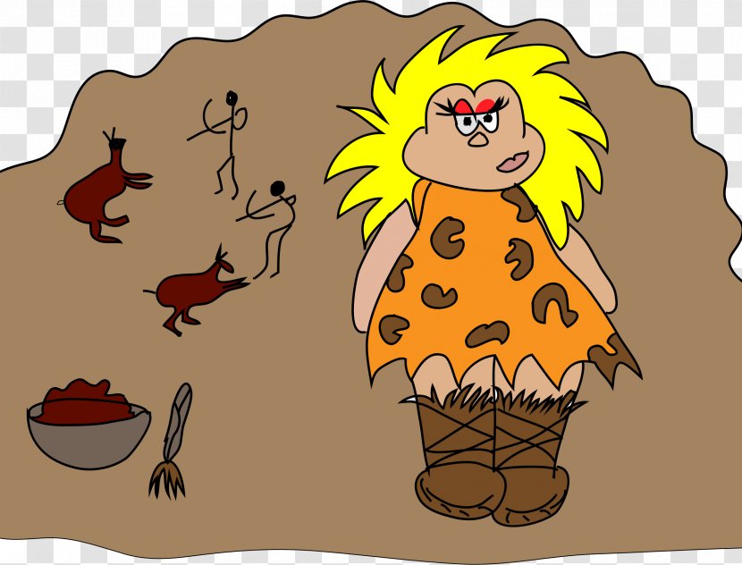 Cartoon Cave Painting Clip Art Transparent PNG