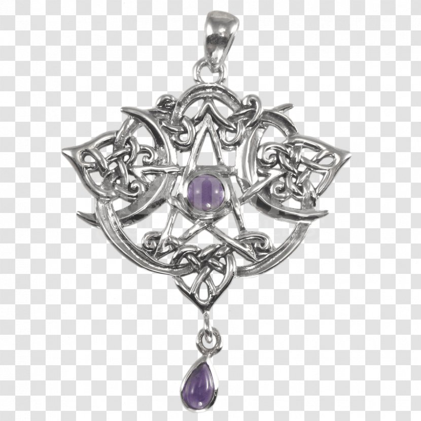 Amethyst Jewellery Amulet Locket Pentagram - Jewelry Gleam Transparent PNG