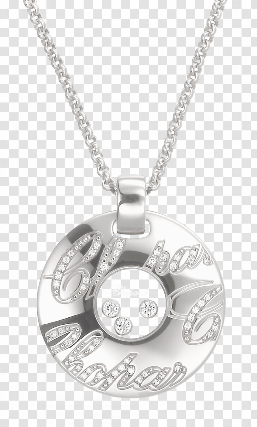 Locket Pendant Necklace Chopardissimo Happy Diamonds Transparent PNG
