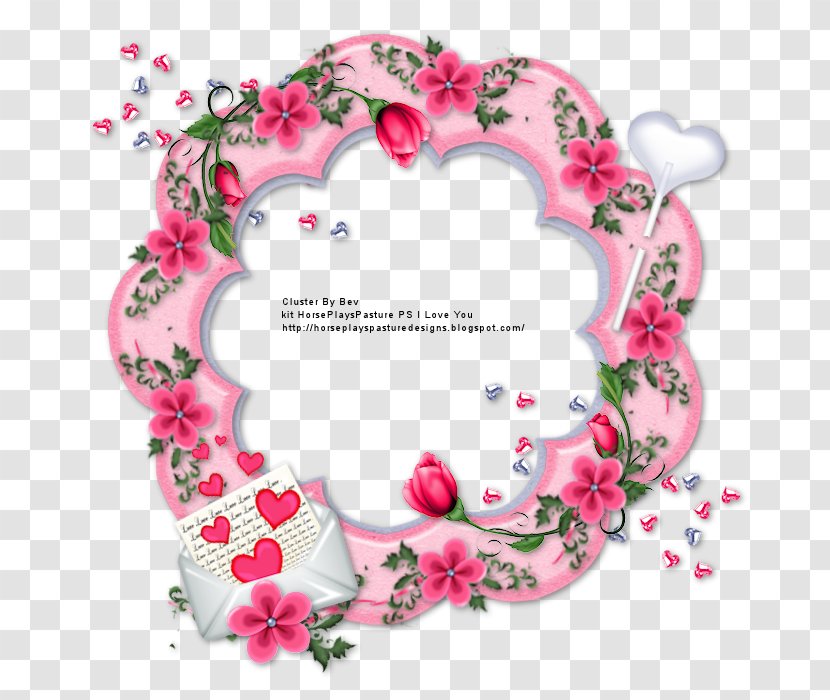 I Love You - Scrapbooking - Sticker Pink Transparent PNG