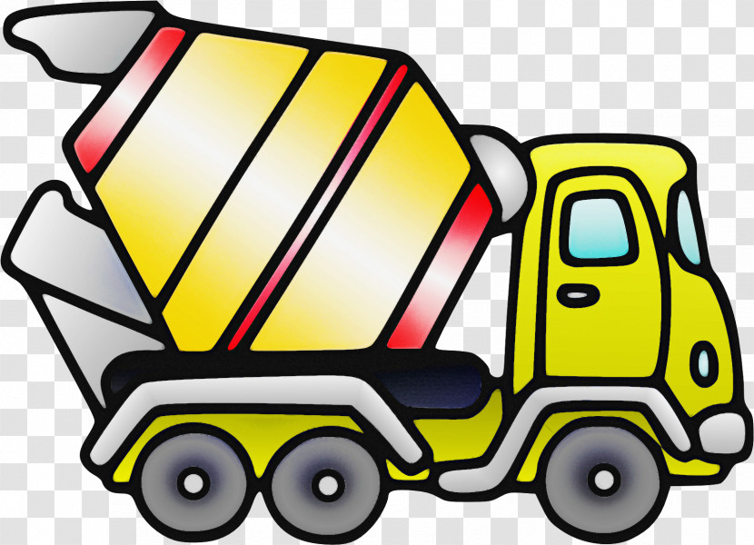 Transport Yellow Vehicle Line Transparent PNG
