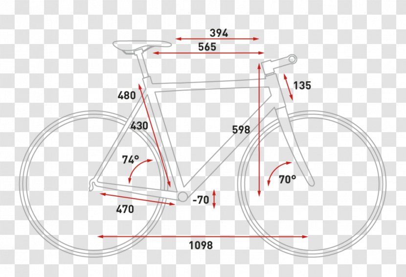 Bicycle Frames Wheels Handlebars Road - Crosscountry Cycling - Geometric White Transparent PNG