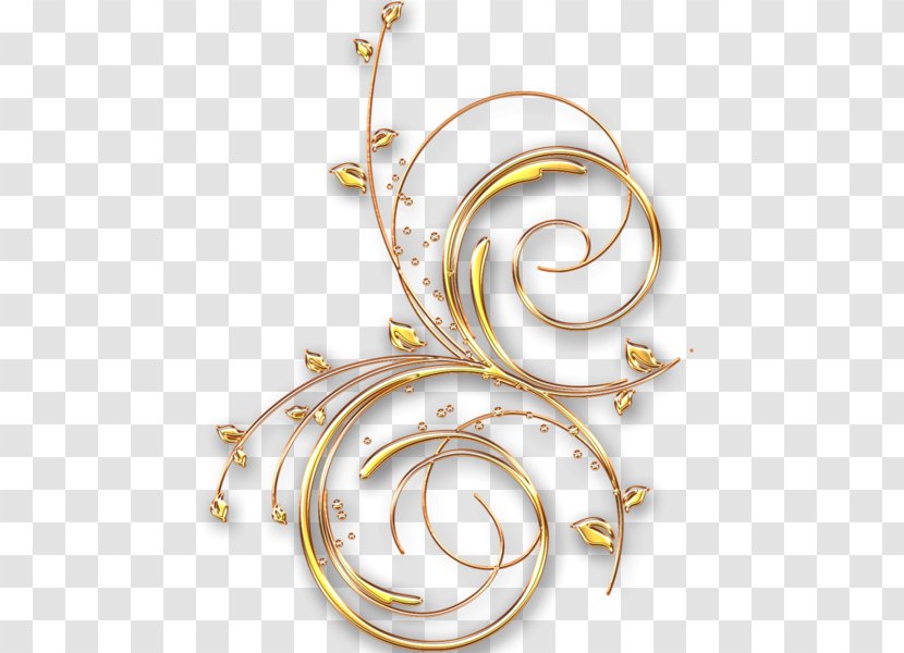 GOLD LINE - Body Jewelry - Jewellery Transparent PNG