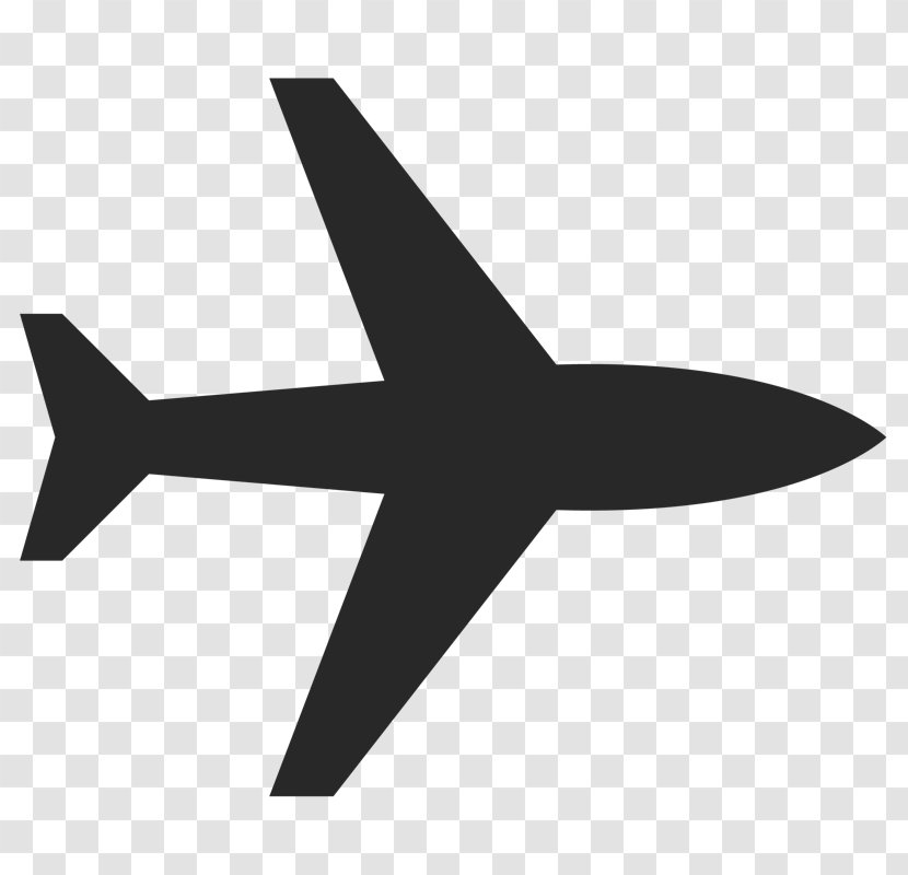 Airplane Black Plane Free Flight - And White - Ladders Transparent PNG